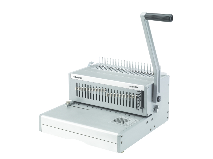 Indbindingsmaskine Fellowes Orion 500, manuel, kapacitet op til 300 ark
