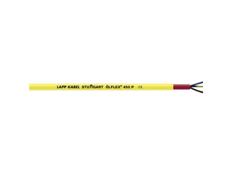 LAPP 12302-50 Tilslutningskabel ÖLFLEX® 450 P 3 x 2.5 mm² Gul 50 m