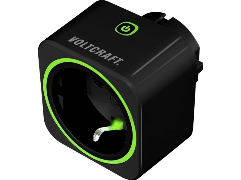 Voltcraft Sem6000 Black Energy Cost Meter Bluetooth  Interface Dataeksport Dataloggerfunktion Trms Justerbar Strømtarif Med App Kontrol Vc 1173