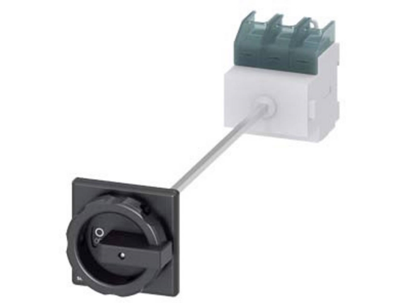 Sort 3-polet 50 mm² 125 A 690 V/AC Siemens 3LD28140TK51 | EL Artiklar - Elcentral - Strömbrytare | GameStuff