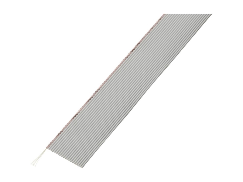 TRU COMPONENTS 1567187 Fladkabler Rastermål: 1.27 mm 20 x 0.035 mm² Grå 30.5 m | Belysning - Annan belysning - Ljusslingor | GameStuff