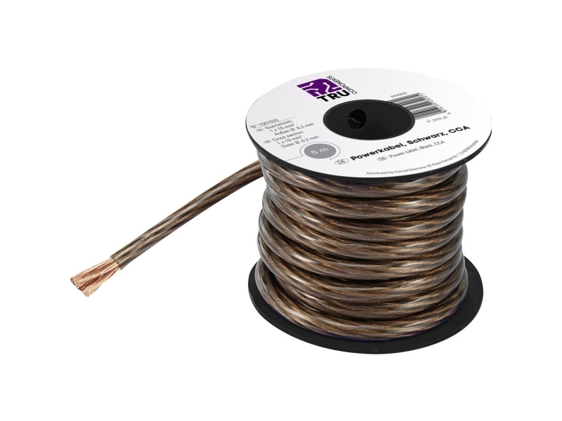 Tru Components 1567033 Jordkabel 1 X 10 Mm² Sort 5 M