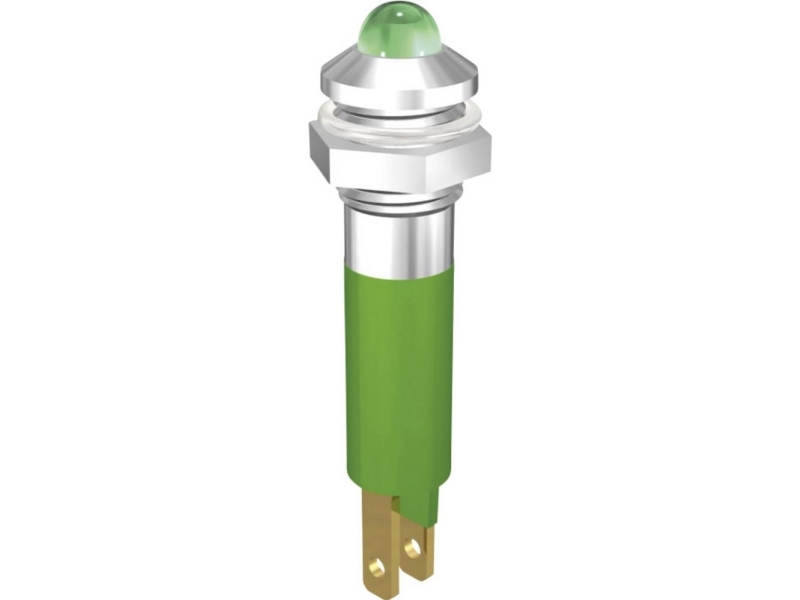 Signal Construct Smqd08422 Led-Signallampe Blå 12 V/Dc 17 Ma 250 Mcd