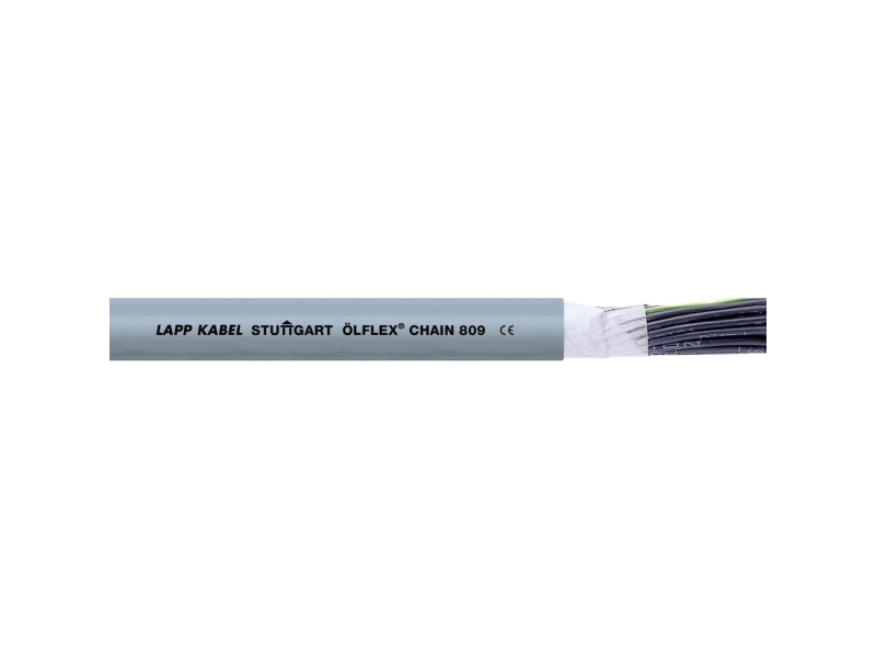 Lapp 1026710 100 Slæbekædekabel Ölflex® Chain 809 4 G 0.75 Mm² Grå 100 M
