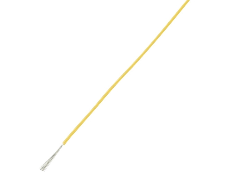 TRU COMPONENTS 1566832 Wire LiY 1 x 0,14 mm² Gul 10 m | EL Artiklar - Kablar och ledningar - Enstaka ledare | GameStuff