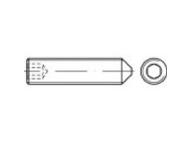 TOOLCRAFT TO-5370177 Kierretappi M2,5 4 mm Ruostumaton teräs A1, A2 50 kpl