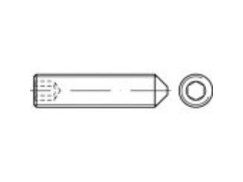 TOOLCRAFT TO-5370318 Gevindtap M8 25 mm Rustfrit stål A1, A2 25 stk