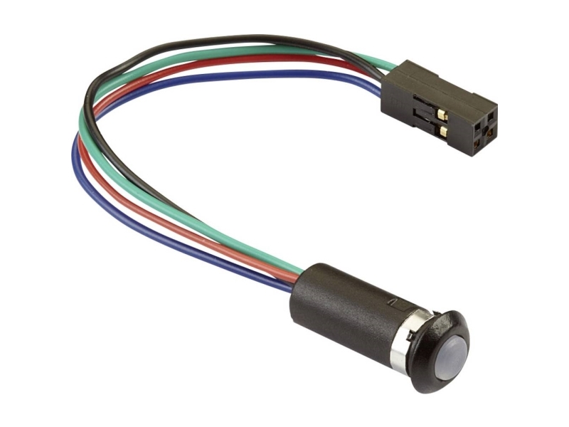 Mentor 2660.8502 Led-Signallampe Rgb Linse 5 Mm 2 V, 3.5 V, 3.5 V 20 Ma, 20 Ma, 20 Ma
