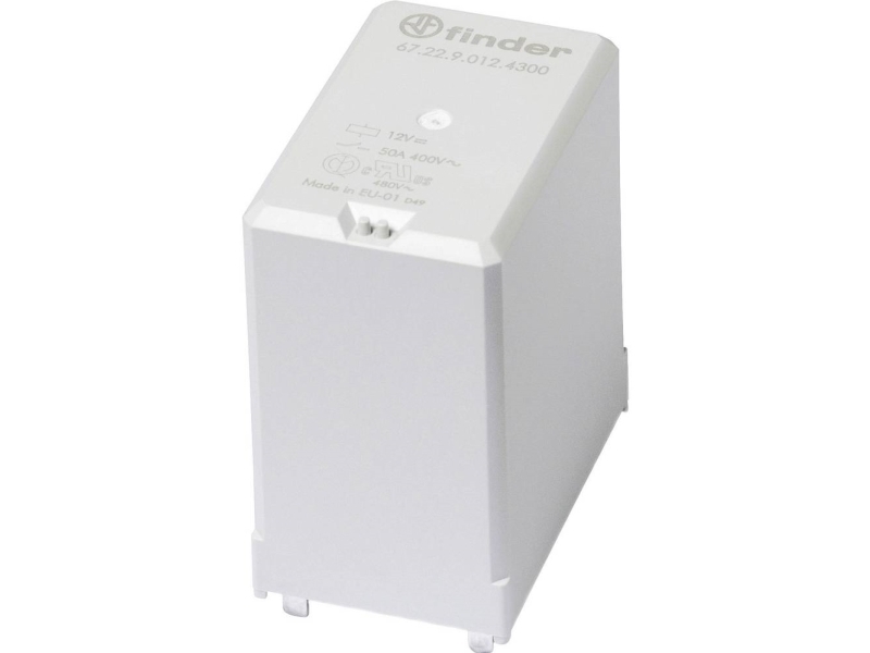 Finder 67.22.9.024.4300 Tulostusrele 24 V/DC 50 A 2 x rajakytkin 10 kpl Lokerikko