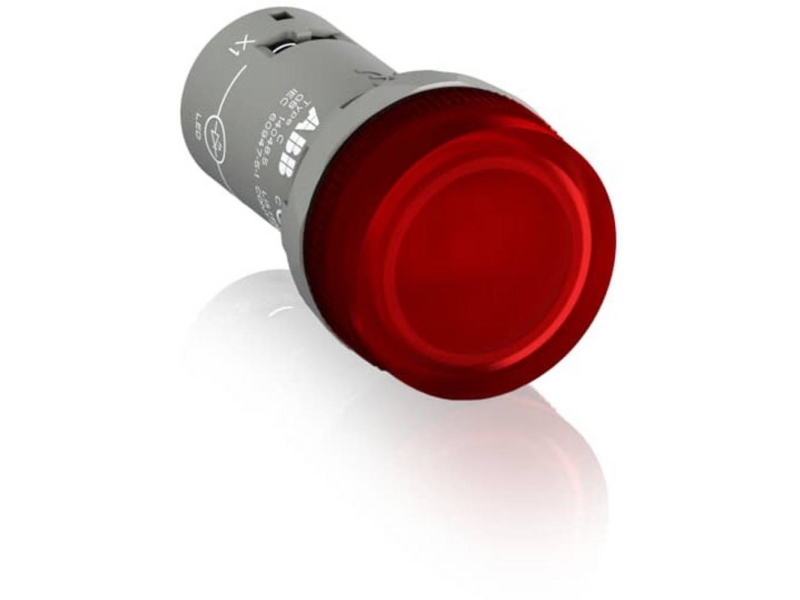Kompakt LED-lampe 22mm rød CL2-623R 230V AC 1SFA619403R6231
