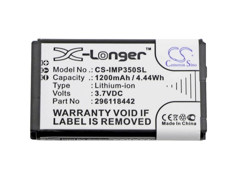 CS Cameron Sino POS terminalbatteri Ersättningsbatteri 296118442 Ingenico 3,7 V 1200 mAh | Kontorsmaskiner - POS (Point of sale) - Tillbehör | GameStuff