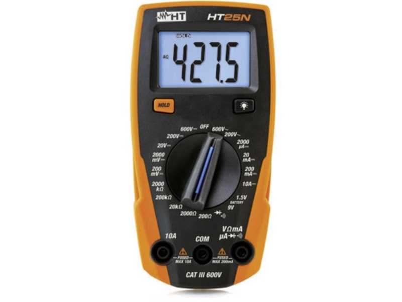 Ht Instruments Ht25n Hand-Multimeter Digital Cat Iii 600 V Anzeige (Counts): 2000 (1010170)