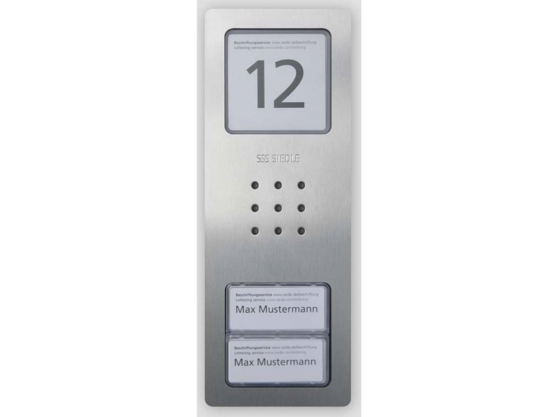 Siedle 210008734-00 Samtaleanlæg Rustfrit stål | Huset - Säkerhet & Larm - Intercom & tillbehör | GameStuff
