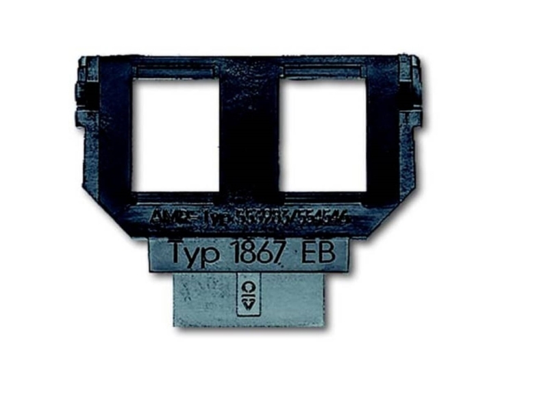 Busch Jaeger 1764-0-0182 Vægplade/Kontaktdæksel Sort (1764-0-0182)