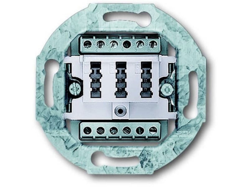 Busch Jaeger 0242/04 Tae Tilslutningsdåse 2X6/6 Nff Alpin Hvid ( 2Cka000230a0389 )