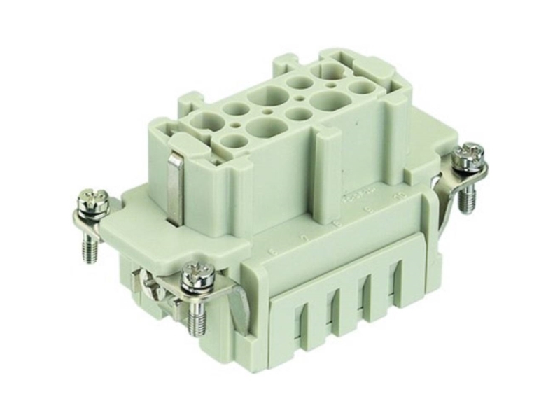 Industristikforbindelse Amphenol C146 09340032716 HARTING Indhold: 1 stk Tilslutningsindsats