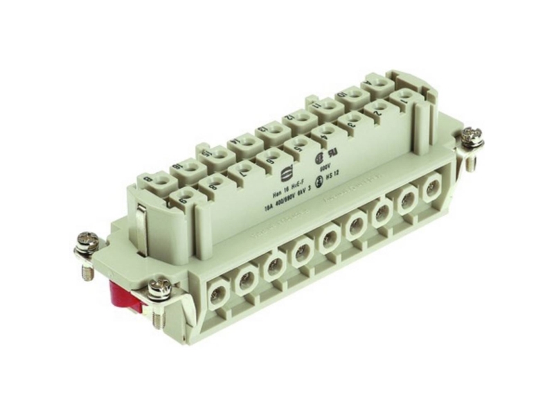 Industristikforbindelse Amphenol C146 09340162701 HARTING Indhold: 1 stk Tilslutningsindsats
