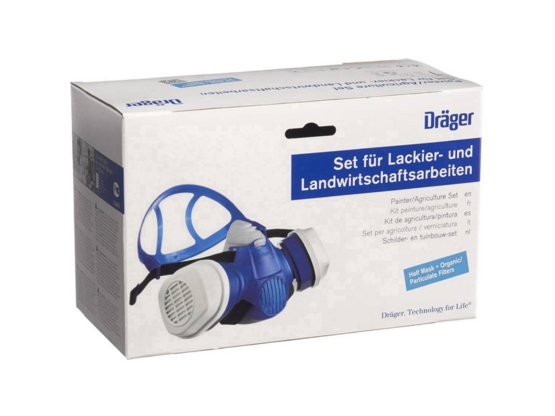 Dräger Åndedrætsværn Halvmaske Malersæt X-Plore3300+2X Filtera2p3rd (R57793)