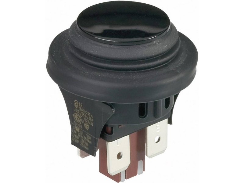 Interbär 3656-001.22 Trykknap 250 V/Ac 16 A 2 X Off/(On) Tastende Ip65 1 Stk