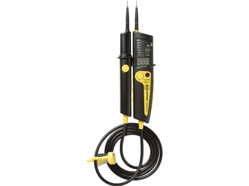 Beha Amprobe 2100-GAMMA Kaksinapainen jännitetesteröintilaite Kalibrointi (DAkkS) CAT III 690 V, CAT IV 600 V mukaan Akustiikka, LCD, LED, Tärinä