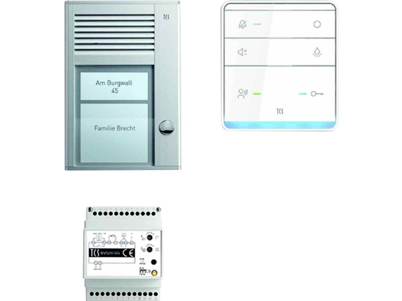 TCS TASTA-pakke Audio AP til 1 boligenhed med PAK-dørstation (PSC2310-0000)