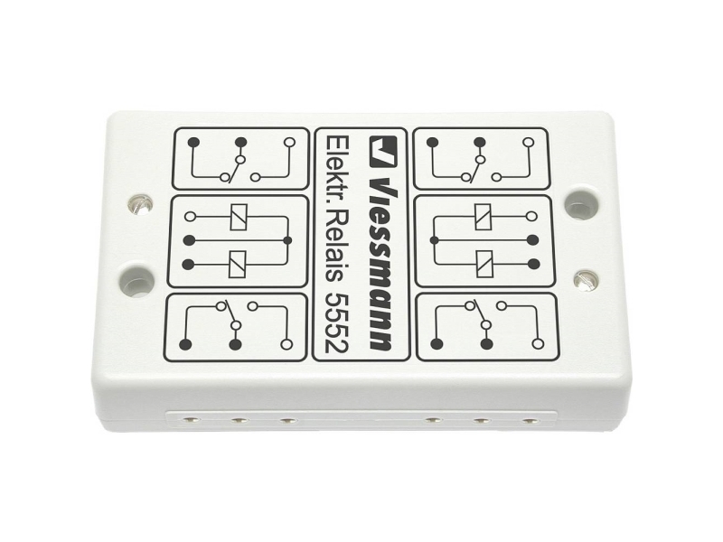Viessmann Modelltechnik 5552 Kopplingsrelä Färdig komponent | Hobby - Modelljärnväg - Elektronik | GameStuff