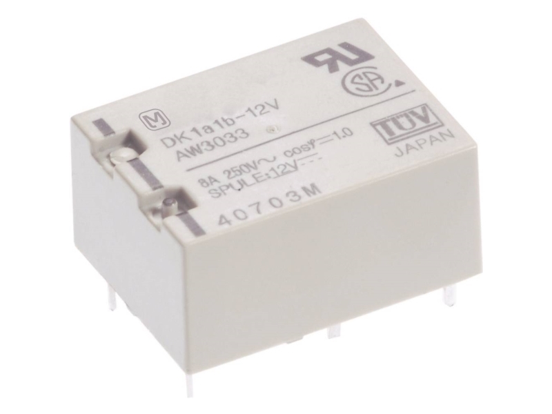 Panasonic Dk1a 5v F Tryckrela 5 V/dc 10 A 1 X Granssignal 1 St