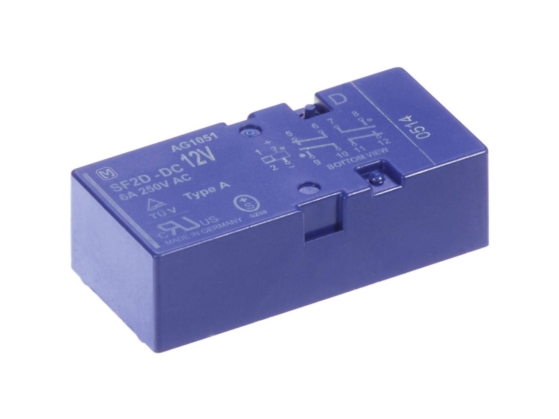 Panasonic Sf2d24d Printrelæ 24 V/dc 8 A 2 X Sluttekontakt 2 X Brydekontakt 1 Stk