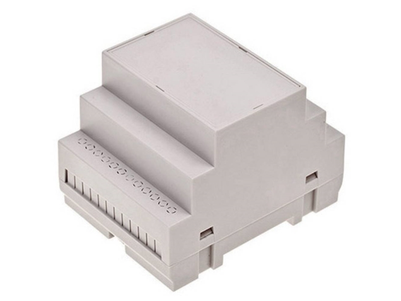 TRU COMPONENTS TC-7910880 DIN-skinnekabinet 70 x 90 x 65 ABS-V0 Grå 1 stk | EL Artiklar - Elcentral - Din-skena | GameStuff