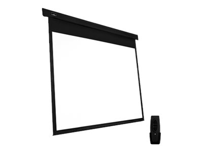 Multibrackets M Motorized Projection Screen Black Edition - Projektionsskærm - Loftsmonterbar - Motoriseret - 90" (229 Cm) - 16:9 - Matte White - Sor