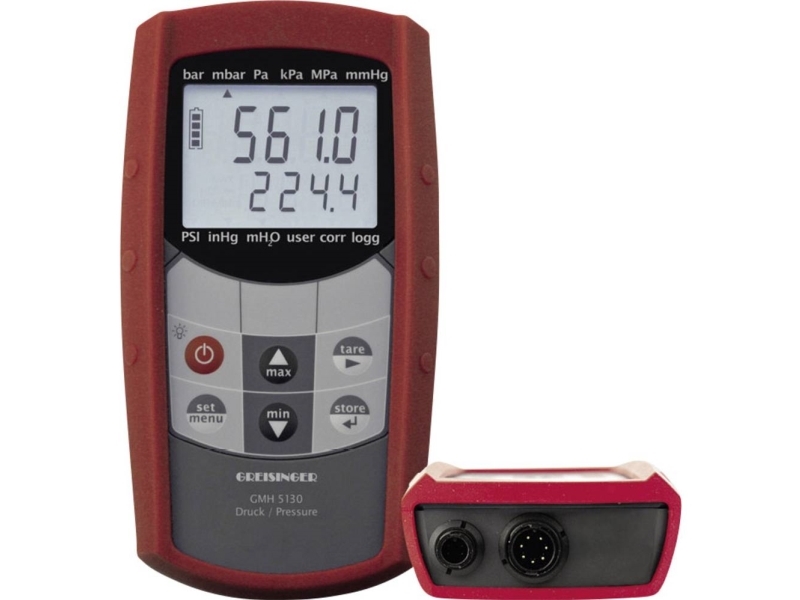 Greisinger GMH5130 Trykmålingsudstyr Kalibrering efter (DAkkS) Lufttryk 0 - 1000 bar