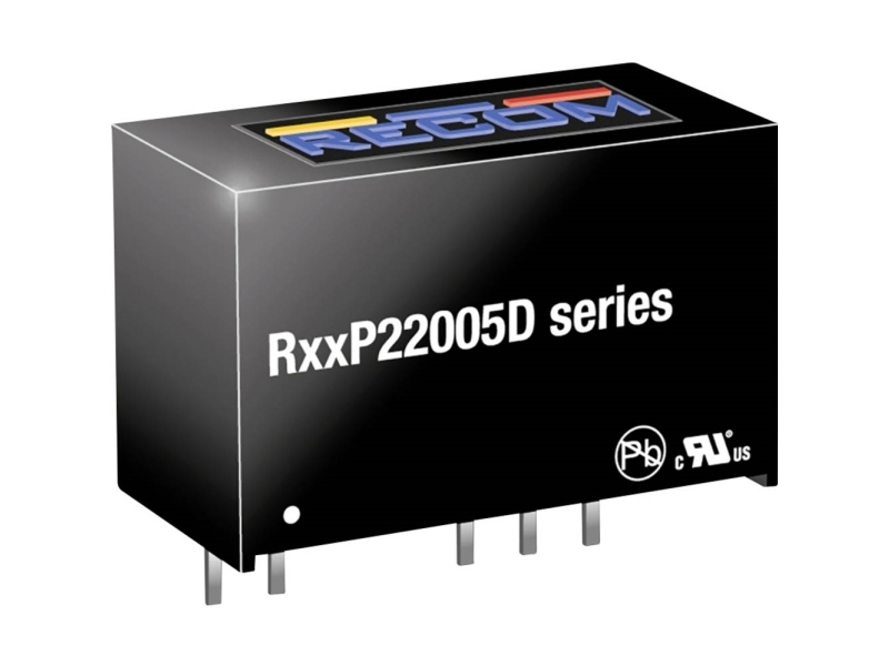 Recom R12p22005d Dc/Dc-Omformer, Print 200 Ma 2 W Antal Udgange: 2 X