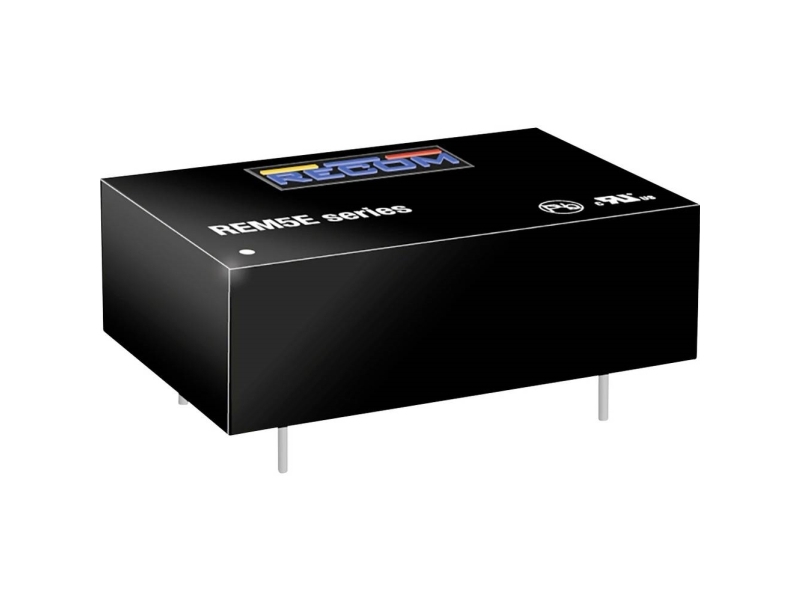 RECOM REM5E-1205S/R8/A DC/DC-omvandlare, tryck 1000 mA 5 W Antal utgångar: 1 x | DC - DC | GameStuff