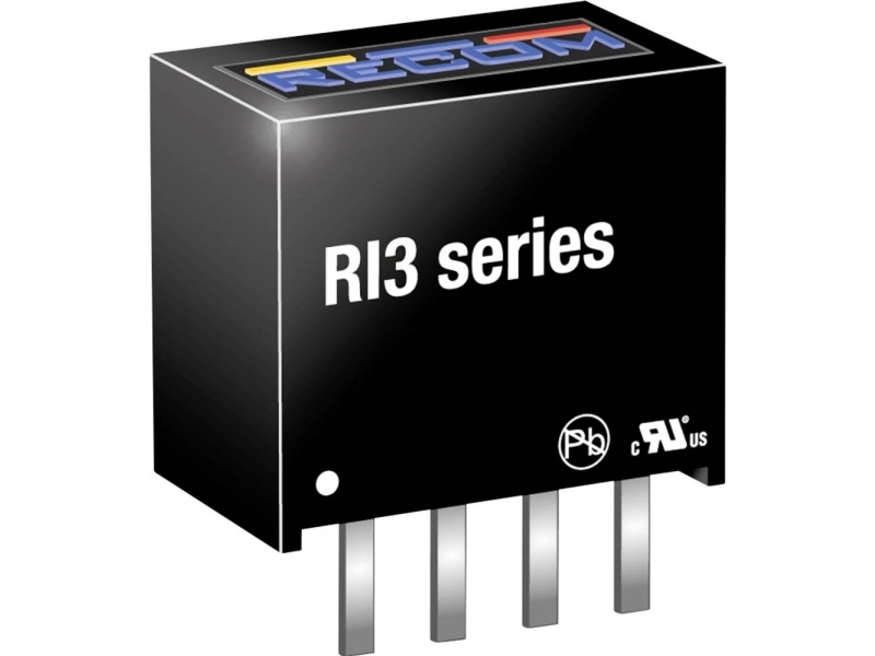 Recom Ri3-1205S Dc/Dc-Omformer, Print 600 Ma 3 W Antal Udgange: 1 X
