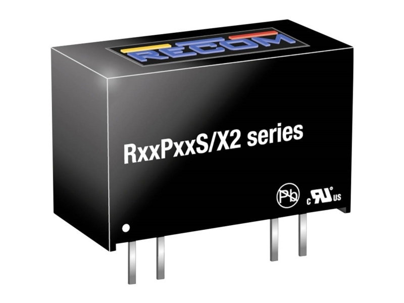 Recom R05p05s/X2 Dc/Dc-Omformer, Print 200 Ma 1 W Antal Udgange: 1 X