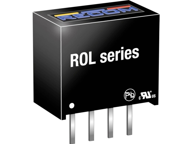 Recom Rol-0505S Dc/Dc-Omformer, Print 100 Ma 0.5 W Antal Udgange: 1 X