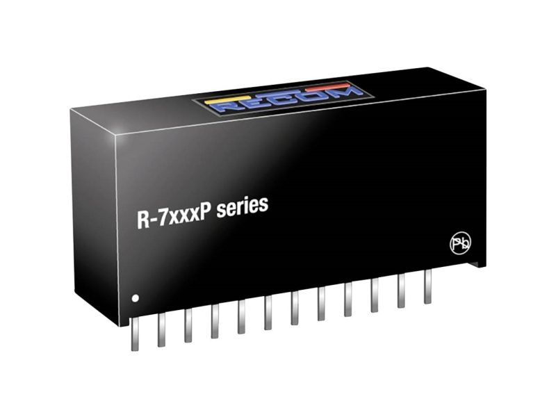Recom R-7312P Dc/Dc-Omformer, Print 3000 Ma Antal Udgange: 1 X