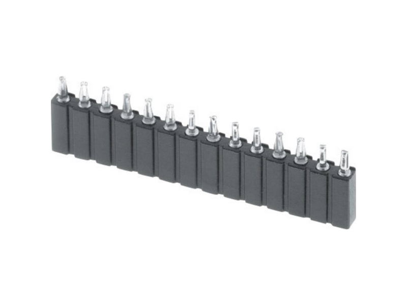 W & P Products Bøsningsliste Præcision Antal Rækker: 1 Poltal Hver Række: 16 153pf 016 1 50 00 1 Stk