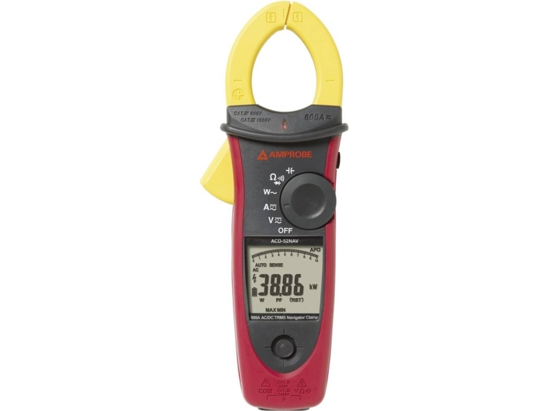 Beha Amprobe 3729961 Hånd-multimeter, Strømtang digital CAT III 1000 V, CAT IV 600 V Visning (counts): 10000