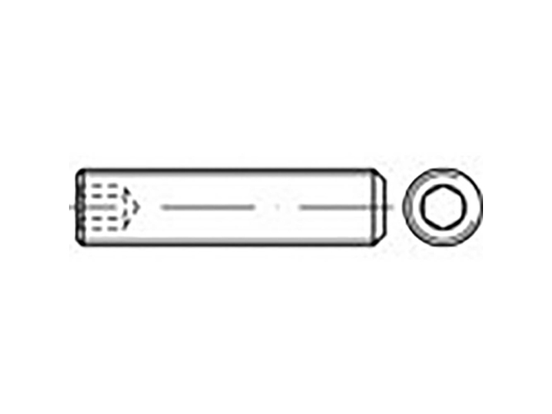 TOOLCRAFT TO-6857337 gängsnitt M4 16 mm stål, härdad 1000 st. | Verktyg & Verkstad - Spik & stift - Huvudlösa skruvar | GameStuff