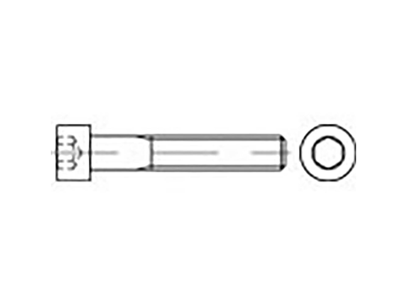 Toolcraft To 6857127 Cylinderhoved Skruer M6 45 Mm Indvendig Sekskant Din 912 Rustfrit Stål V2a A2 500 Stk