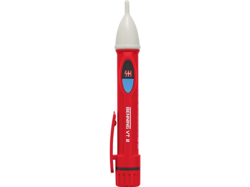 Benning Vt 2 Berührungsloser Spannungsprüfer Cat Iii 1000 V, Cat Iv 600 V Akustik, Led (044055)