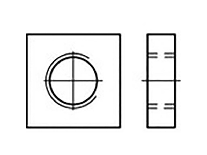 TOOLCRAFT TO-6855579 Firkantsmøtrikker M3 DIN 562 Stål 1000 stk | Verktyg & Verkstad - Skruvar & Muttrar - Mutter | GameStuff
