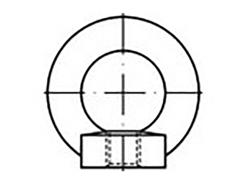 TOOLCRAFT TO-6855681 Ringmøtrikker M6 DIN 582 Stål 25 stk | Verktyg & Verkstad - Skruvar & Muttrar - Mutter | GameStuff