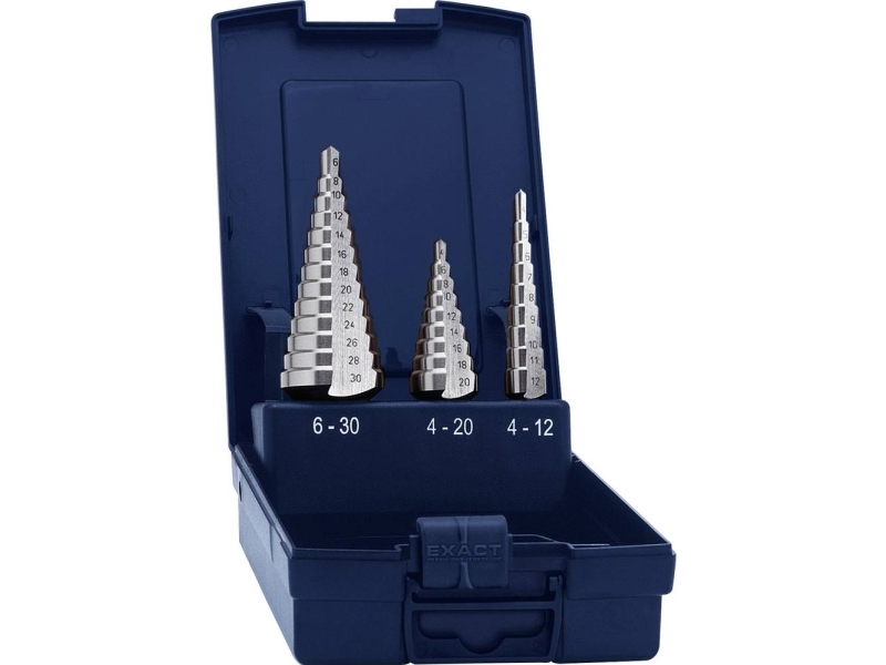 EVENTUS trinborsæt HSS str. 0/9 + 1 + 2 / 3 dele kunststofkassette - 2135483 billede