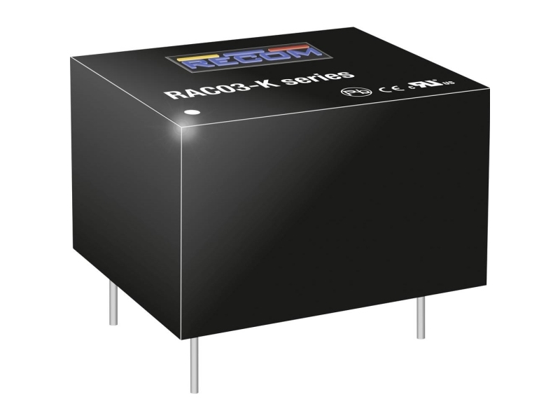 RECOM RAC03-3.3SK AC/DC-printstrømforsyning 3.3 V 3 W | Komponenter - Elektronik - Strömförsörjningskomponenter | GameStuff