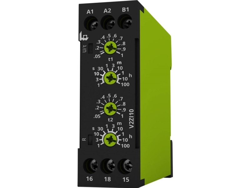Tele 125200 V2zi10 12-240V Ac/Dc Tidsrelæ Multifunktionel 1 Stk Tidsområde: 0.05 S - 100 H 1 X Skiftekontakt
