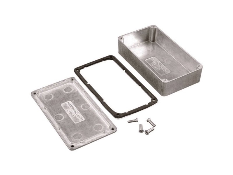 Hammond Electronics 1550wabk Universalkabinet Aluminium Sort 1 Stk