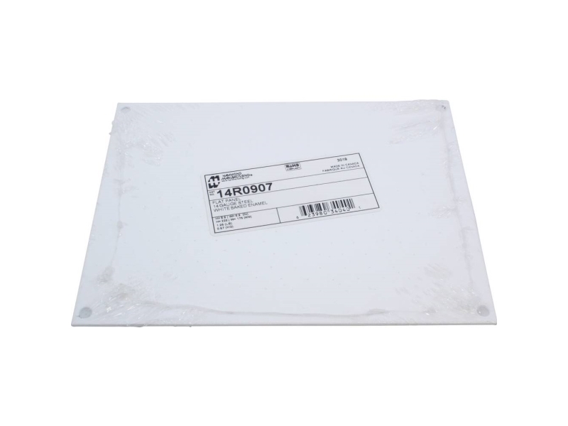 Hammond Electronics Mounting plate Stål Hvid (L x B x H) 222 x 175 x 1.8 mm 1 stk