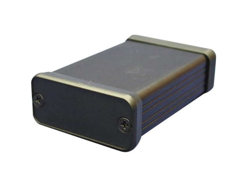 Hammond Electronics Hammond Electronics 1455C1201bk Profil-Kabinet 120 X 54 X 23 Aluminium Sort 1 Stk